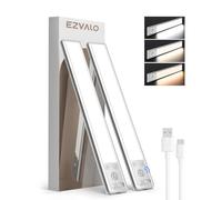 EZVALO Under Cabinet Kitchen Lights, Motion Sensor Lights Indoor 2-Pack