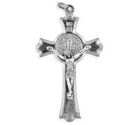EZVFIRPDFZ 2" Saint Benedict Cross Pendant