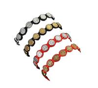 EZVFIRPDFZ 6pcs Saint Benedict Medal on Adjustable Cord Wrist Bracelet Set Cross Mary Virgin Saint Jude for Women Men Evil Protection Prayer Rosary Catholic Religious Jewelry