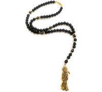 EZVFIRPDFZ Acrylic Holy death's necklace,rosary style.Collar de la Santa Muerte de acrilico estilo.Grim reaper Y style necklace.