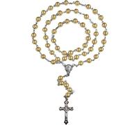 EZVFIRPDFZ First Communion Rosarys for Girls and Boys,RosaryBeads Catholic for Men,Women,Rosary Necklace as Gifts for Mother,Grandmother,Elders