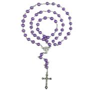 EZVFIRPDFZ First Communion Rosarys for Girls and Boys,RosaryBeads Catholic for Men,Women,Rosary Necklace as Gifts for Mother,Grandmother,Elders
