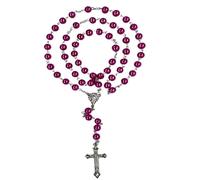 EZVFIRPDFZ First Communion Rosarys for Girls and Boys,RosaryBeads Catholic for Men,Women,Rosary Necklace as Gifts for Mother,Grandmother,Elders