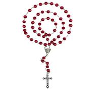 EZVFIRPDFZ First Communion Rosarys for Girls and Boys,RosaryBeads Catholic for Men,Women,Rosary Necklace as Gifts for Mother,Grandmother,Elders