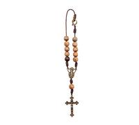 EZVFIRPDFZ Intercession Car Rearview Mirror Rosary(St Benedict)