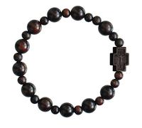 EZVFIRPDFZ Jujube Wood 10mm Rosary Bracelet