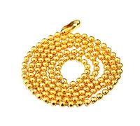EZVFIRPDFZ Men's Women's Stainless Steel Simple Small Bead/Round Box/NK/Coffee Bean/Flower Pot Chain Necklace