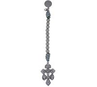EZVFIRPDFZ One Decade Rosary Strand|Pardon Cross and Saint Benedict Medal Charm|Hang on a Purse or Backpack|Made in Italy