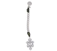 EZVFIRPDFZ One Decade Rosary Strand|Pardon Cross and Saint Benedict Medal Charm|Hang on a Purse or Backpack|Made in Italy
