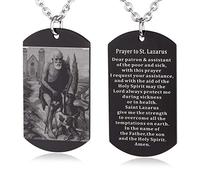 EZVFIRPDFZ Scripture Baptism Holy Bible Verse Dog Tag Necklace,Engraved Catholic Christian Communion Confirmation Rite Gift
