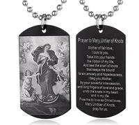 EZVFIRPDFZ Scripture Baptism Holy Bible Verse Dog Tag Necklace,Engraved Catholic Christian Communion Confirmation Rite Gift