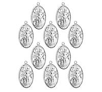 EZVFIRPDFZ St.Christopher/St.Joseph/St.Michael Archangel/St.Benedict/Our Lady Grace Miraculous Medal Pendant for Rosary Necklace DIY Making Supplies Parts