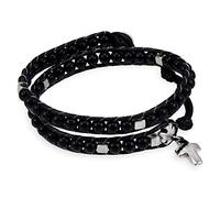 EZVFIRPDFZ Wrap Around Rosary Bracelet for Men and Women,Ladder Design Wooden Cross Charm