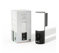 EZVIZ 2.5K Floodlight Camera Hardwired, Outdoor Security Camera, No Monthly Fee, 32GB Built-in Storage, Human Detection, 700-Lumen Colour Night Vision, 2.4G Wi-Fi Home CCTV System, Alexa/Google (LC3)