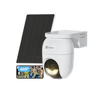 EZVIZ 2K+ Battery Security Camera Outdoor Wireless With Solar Panel, AOV Tech, No Monthly Fee, 512GB, 2.4GHz Wi-Fi 6, AI Human/Vehicle Detection, 360°Colour Night Vision, CB8 Lite Kit