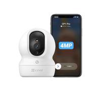EZVIZ 2K+ Indoor Security Camera WiFi, Pan/Tilt Baby Pet Monitor, CP1 Pro | Indoor Security Camera, EZVIZ 2K 4MP Pan Tilt Baby Monitor, Human Detection, Color Night Vision, Two-Way Audio, Cloud Storage