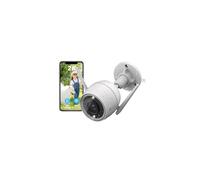 EZVIZ 2K Outdoor Security Camera CCTV Wi-Fi Camera, 30M Colour Night Vision, AI Human Motion Detection, Two-Way Audio, Strobe & Siren Alert, IP67