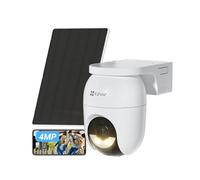 EZVIZ 2K+ Security Camera Outdoor Wireless, Solar Powered, CB8 Lite Kit 4MP | Always-On Recording, Human Vehicle Detection, 360° Pan Tilt, Solar Powered, Color Night Vision, WiFi 6, IP65 Waterproof