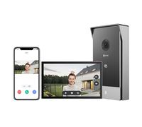 EZVIZ 2K Wired Video Doorphone,Home Intercom,162° View,7" Touch Screen,CP7 | Human Motion Detection, 2-Wire Intercom, 2K 3MP Doorbell, Remote Door/Gate Unlock, H.265 Video, 512 GB Local Storage, Alexa