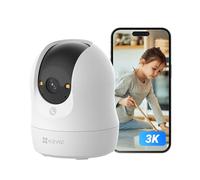 EZVIZ 3K 360° Indoor WiFi Surveillance Camera, 5MP Baby Camera with 2.4Ghz WiFi, Human/Noise Detection, Colour Night Vision with WDR, Auto-Zoom Tracking, C6N G1 3K