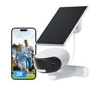EZVIZ 3K 5MP Dual Lens WiFi Battery Security Camera, 180° View, CB30 Dual