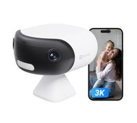 EZVIZ 3K 5MP Dual Lens WiFi Battery Security Camera, 180° View, CB30 Dual