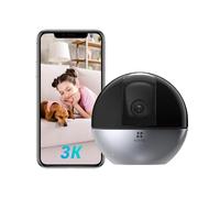 EZVIZ 3K Indoor Security Camera, 5GHz 2.4GHz WiFi Pet Human Detection Sound/Bark Detection 360° Pan Tilt, Auto Zoom Tracking, Two Way Calls, 512GB