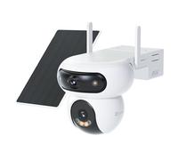 EZVIZ 4MP+4MP Dual Lens Solar Security Camera Outdoor Wireless with 8W Solar Panel, 10400mAh Large Capacity Battery, Low Energy AOV Tech, Colour Night Vision, Human Vehicle Detection, HB90 Kit