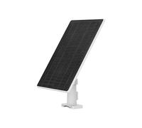 EZVIZ 8W Solar Panel for Outdoor Security Camera with Type-C Port, IP65 Weatherproof, 360° Adjustable Bracket & 3m Cable, Compatible with All Ezviz Cameras, White
