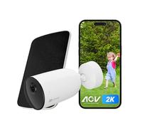 EZVIZ Battery Security Camera Outdoor With Solar Panel Wireless, CB3 KIT 2K | Color Night Vision, Human Vehicle Detection,120-Day Battery, 24/7 Recording, Wi-Fi 6, IP65 Waterproof, Support Google&Alexa
