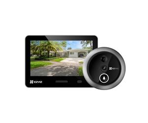 EZVIZ Battery Video Door Viewer, Facial Recognition, 4K, Two-Way Audio, EP4 | 5.5-Inch Color Screen,4K Wired Video Door Viewer, Battery, Two-Way Audio, PIR Motion Detection, WDR & Distortion Correction