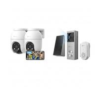 EZVIZ C8c 2MP 2PK & CP3 Pro Chime Kit Bundle