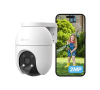 EZVIZ C8c 2MP 360° Outdoor WiFi Surveillance Camera with Auto-Zoom Tracking, Human Shape Detection, Colour Night Vision, Two-Way Audio, IP65 Waterproof, Active Defense