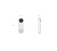 EZVIZ Dual band WiFI doorbell (Wired) Built in AI smart Alert (DB1 Pro)