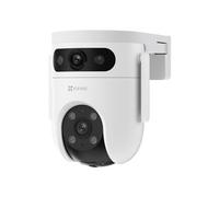 EZVIZ Dual Lens 4K (2K+2K) Wired Security Camera Outdoor Wifi, 360° Pan Tilt, Supports 512GB, Auto-Track, Patrol Mode, Human/Vehicle Detection, Colour Night Vision, No Monthly Fee, Alexa/Google (H9c)