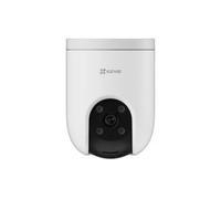 EZVIZ H8C 4G 2K Pan & Tilt 4G Camera with Auto-Tracking, 2 Way Talk, Color Night Vision, Active Defense with Siren & Strobe Light, Weatherproof, H.265 Video, Supports MicroSD Card, White