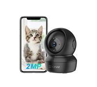 EZVIZ Indoor Security Camera WiFi, Pan/Tilt 360°, 2MP HD Camera, C6N Black