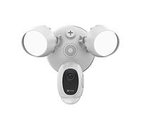EZVIZ LC1C White Full HD Outdoor Floodlight Security Camera with PIR, H.265, Starlight Sensor, Advanced Motion Detection, Built-in Siren, Two Way Talk, Supports Micro SD Card