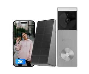 EZVIZ Smart WiFi Battery Doorbell Camera Wireless, 2K 3MP, Solar, CP3 Pro