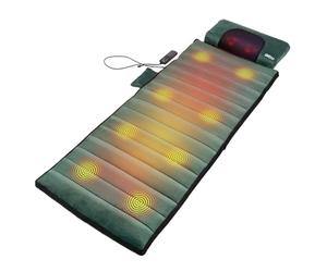 eZwell 3-in-1 Massage Remedy System Mattress by Yawn Air Standard Size - Vibrational, Shiatsu & Infrared Heat Therapy - Detachable Ergonomic Pillow - 8 Vibration Motors - 6 Shiatsu Nodes - Memory Foam