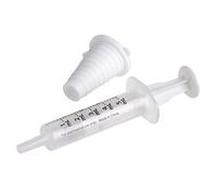 Ezy Dose Calibrated Oral Medicine Syringe 1 TSP (5 mL) with Bottle Adapter
