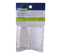 EZY DOSE Disposable Pill, Vitamin, and Medicine Organiser Pouches, Zippered Seal Bags, Pocket Sized, Easy to Use, BPA Free (50 Count)