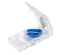 Ezy Dose Pill Cutter and Splitter with Lock, Cuts Pills, Vitamins, Tablets, Stainless Steel Blade, Travel Sized, Assorted Colors