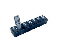 EZY DOSE Weekly (7-Days) Daily Pill Organizer, Vitamin Planner, Medicine Container, Supplement and Fish Oil Case, Convenient and Easy to Use, Medium Compartments