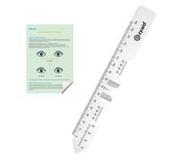 Ezyaid PD Ruler with Instruction Manual - Pupillary Distance Ruler for Pupil Distance Measuring, PD Measurement Tool for Prescription Eyeglasses, Include Eye Care Tips