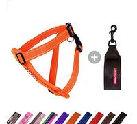 EzyDog Adjustable Chest Plate Harness - Small, Medium, XL, & Large Dogs - Step-In, No Pull, Comfort Soft-Touch, Reflective, Durable - For Active Pets