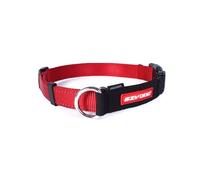 EZYDOG Checkmate Dog Collar | Dog Collar Small, Medium, Large Dogs, Reflective Dog Collar, Supreme Comfort, Soft Neoprene Material, Strong Nylon (Red)