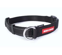 EZYDOG Checkmate Dog Collar | Dog Collar Small, Medium, Large Dogs, Reflective Dog Collar, Supreme Comfort, Soft Neoprene Material, Strong Nylon (Black)