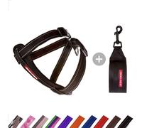 EzyDog Chest Plate Harness - Dog Vest Harness, Black, Extra Small