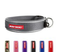 EzyDog Classic Neo Dog Collar - Reflective Large Dog Collar with Quick Release Buckle, For Small, Medium & Large Dogs - Supreme Comfort with Soft &